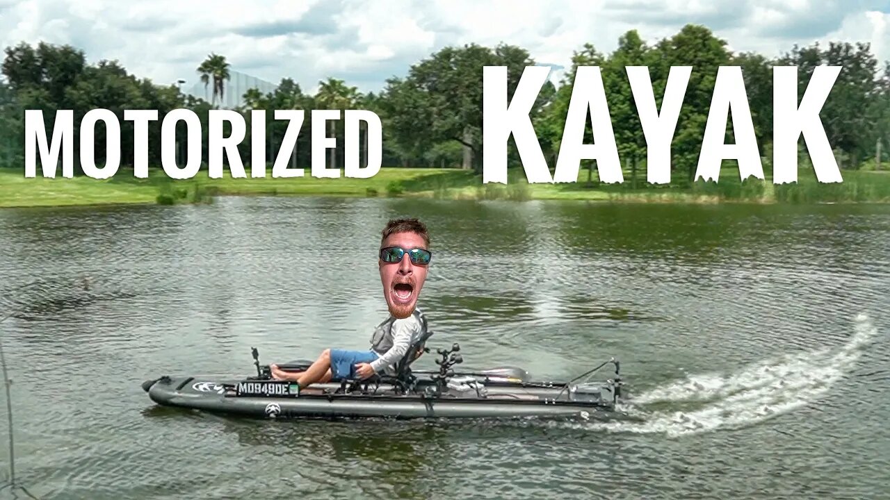 FASTEST Motorized Kayak At iCAST Fishing Trade Show!