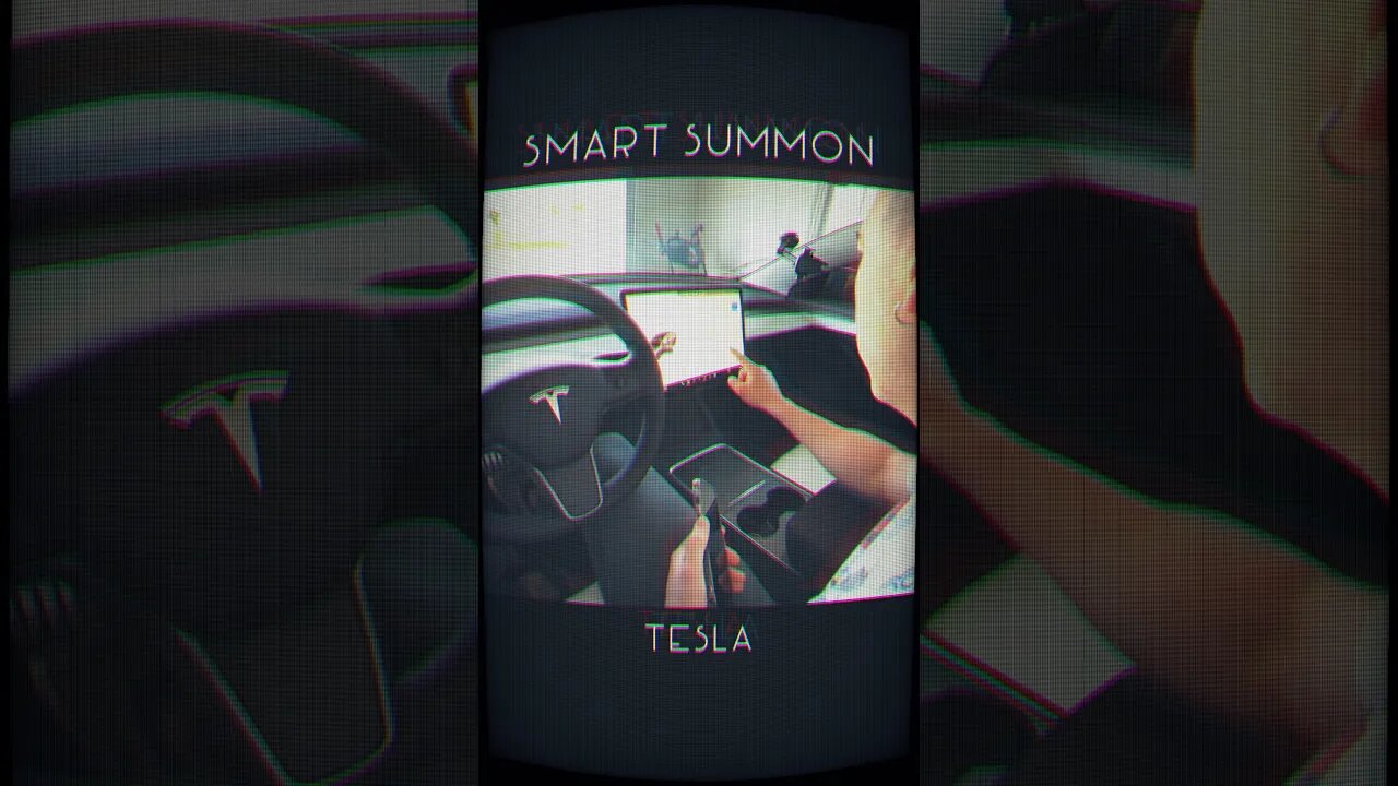 May The 4th Be With You! | #Tesla #SmartSummon #shorts