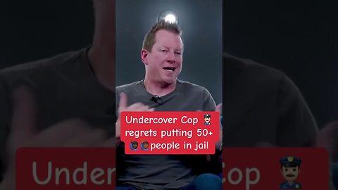 Undercover cop explains he regrets putting 50+ people in jail! Full interview up NOW!