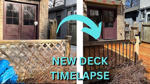 We Built A New Deck In About 3 Days: Timelapse Video