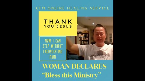 CFM Online Healing Service Highlights March 21st - Mina and Yvon Attia