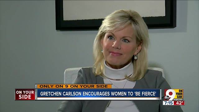 Gretchen Carlson encourages women to 'be fierce'