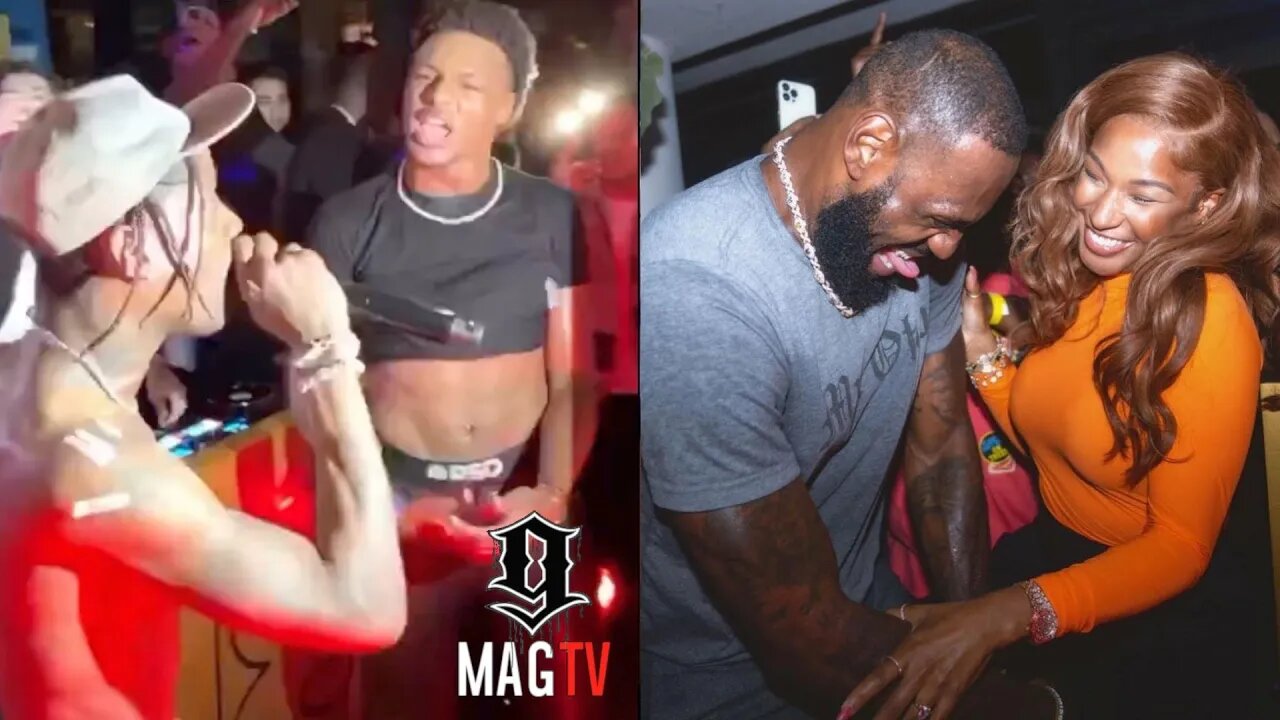 Lebron & Savannah James Get Travis Scott To Perform At Bronny's 18th B-Day Party! 🎤