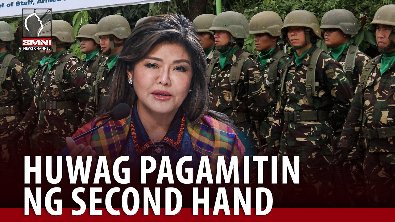 Kawawa ang mga sundalo natin kung papagamitin natin sila ng lumang mga kagamitan —Sen. Imee Marcos