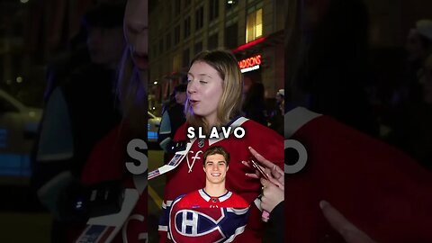 "Spell Slafkovsky" 🤔