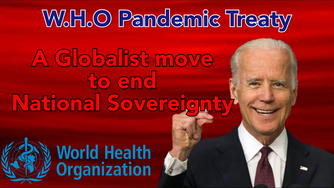 The West giving up medical sovereignty to the W.H.O and ultimately China.