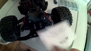 Arrma Typhon 3s BLX shock protectors by T Bone Racing