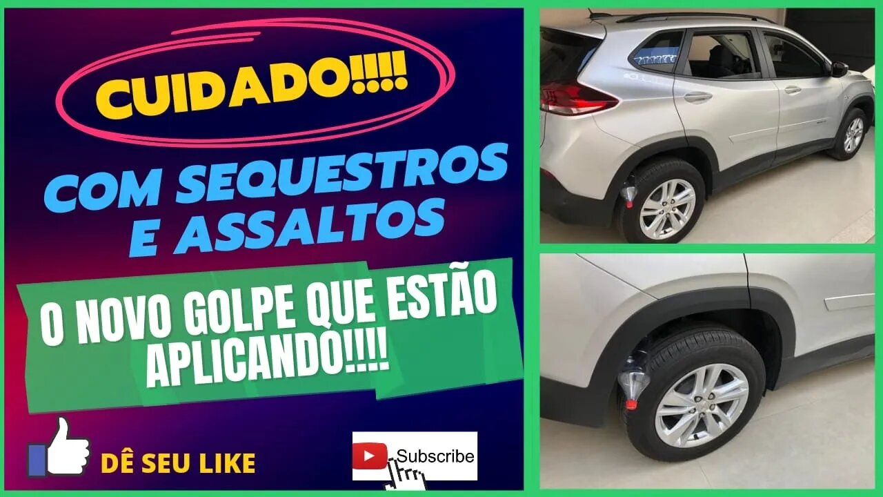Golpe da garrafa, famílias sendo sequestradas cuidado para não cair, assista o vídeo completo!