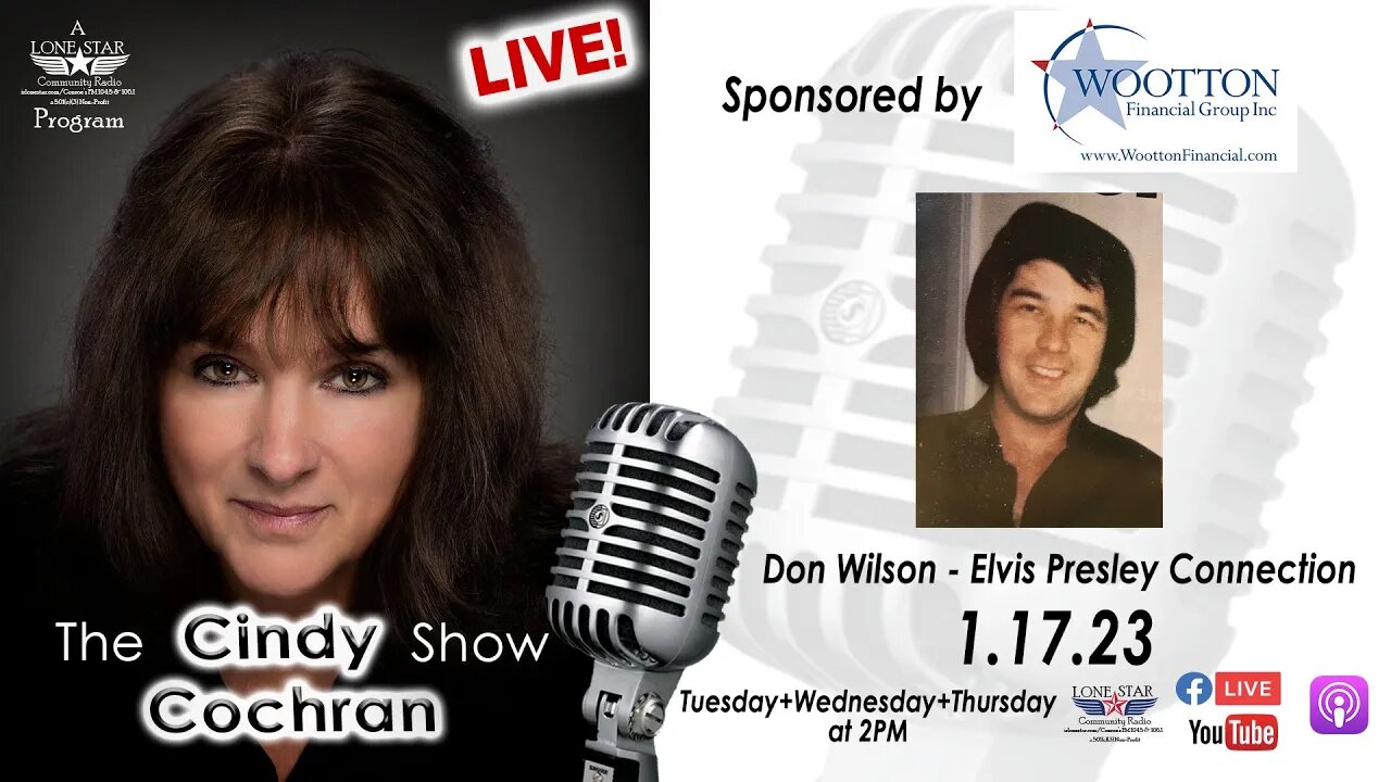 1.17.23 - Don Wilson - Elvis Presley Connection - The Cindy Cochran Show