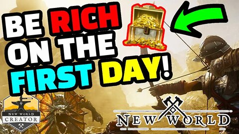 The BEST WAY To Make GOLD On a FRESH START Server - New World