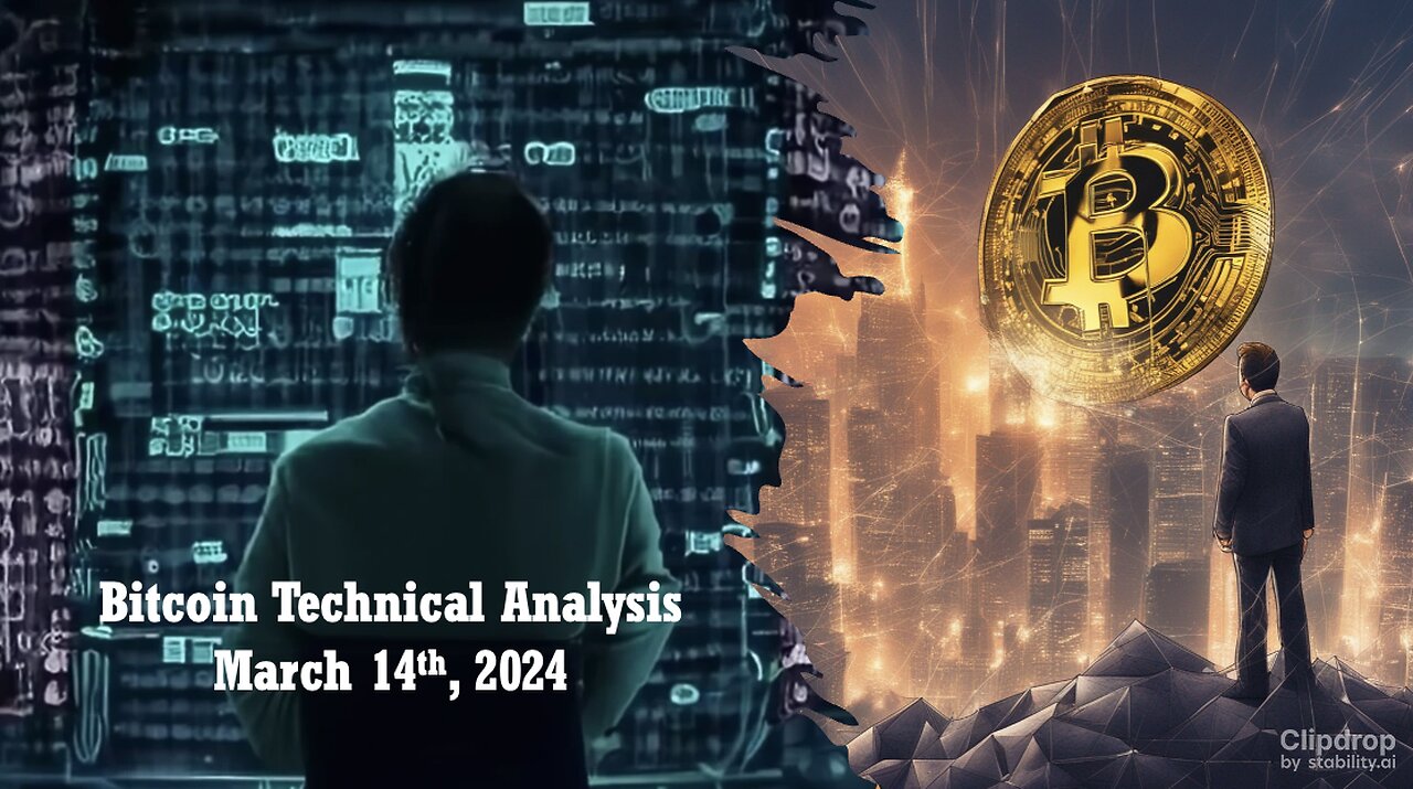 Bitcoin - Technical analysis, March 14th, 2024