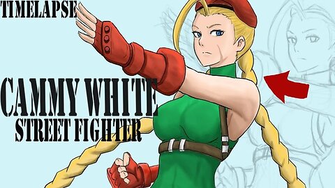 Cammy White (Street Fighter) - Drawing Delivery - timelapse process