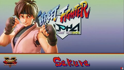 Street Fighter V Arcade Edition: Street Fighter Alpha - Sakura