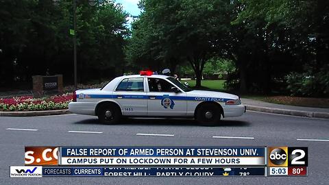 'All clear' given at Stevenson Univesity after false report of armed person on campus