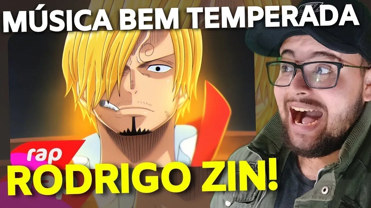 REAGINDO A Rap do Sanji (One Piece) - APENAS UM TRAGO | NERD HITS