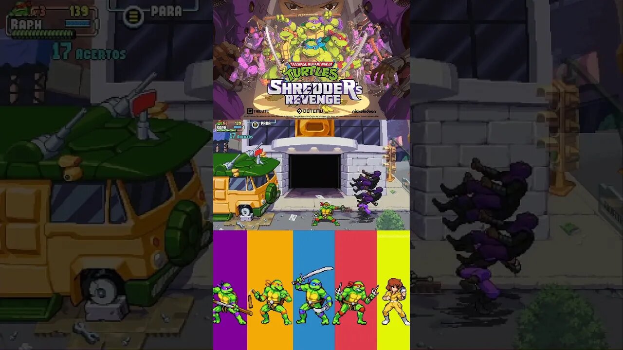 TARTARUGAS NINJAS SHORTS #7 - FASE 2