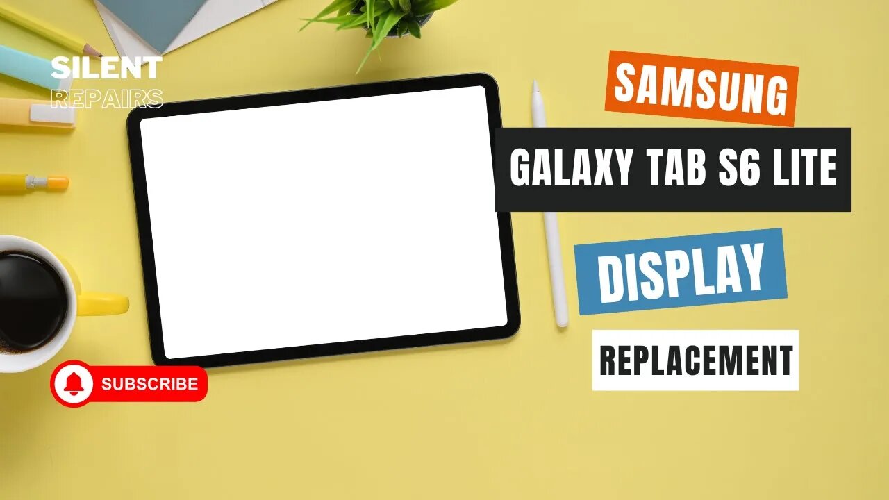 Samsung Galaxy Tab S6 Lite | Screen repair | Display replacement | Repair video