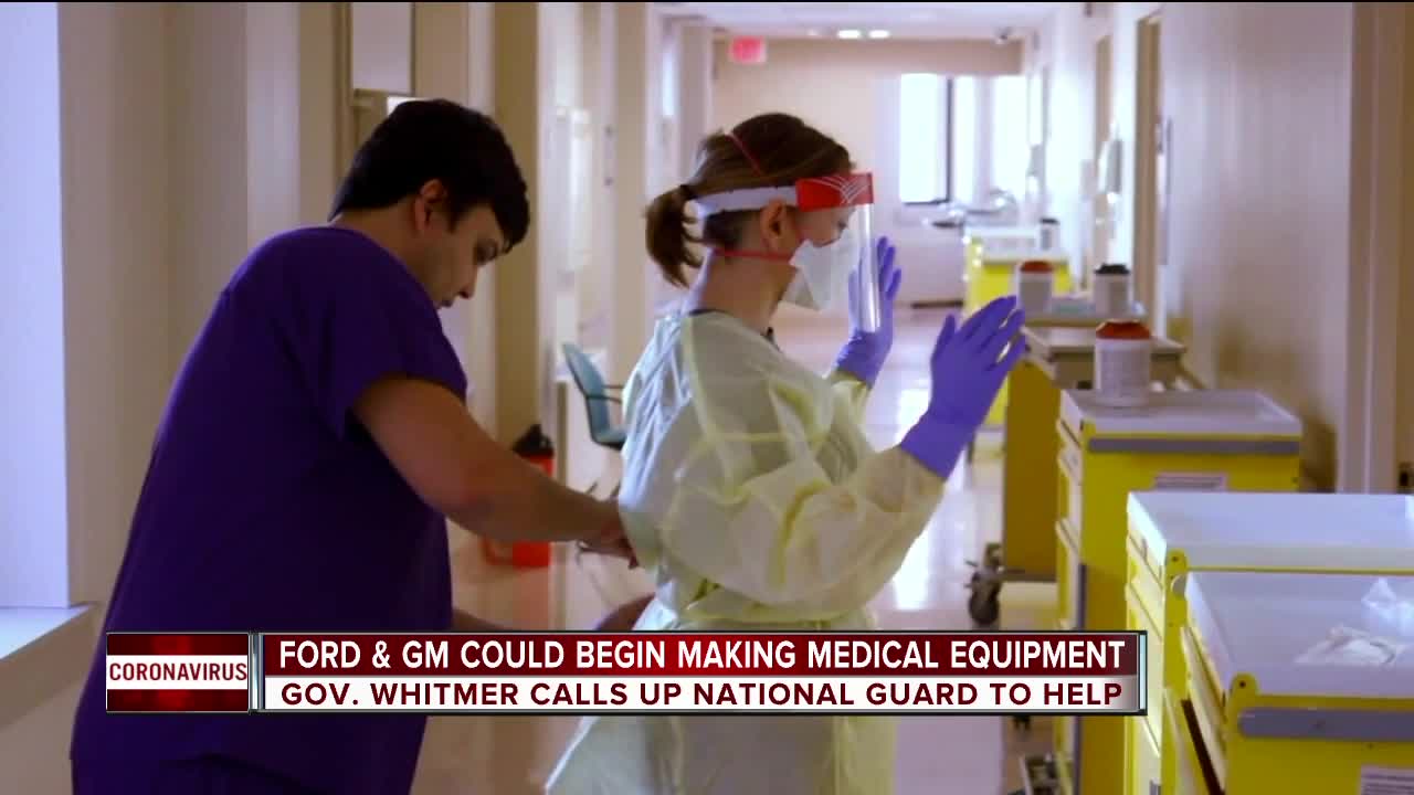 Ford, GM could begin making medical equipment