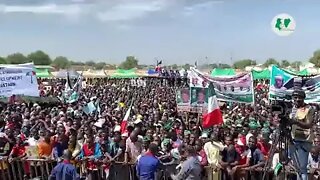 Watch Highlight of Atiku Campaign in Borno State