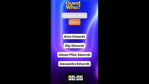 Guest This Actress #166 Like A Quick Quiz? | Skins