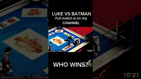 LUKE SKYWALKER VS BATMAN #batman #lukeskywalker #starwars #dccomics #fireprowrestling