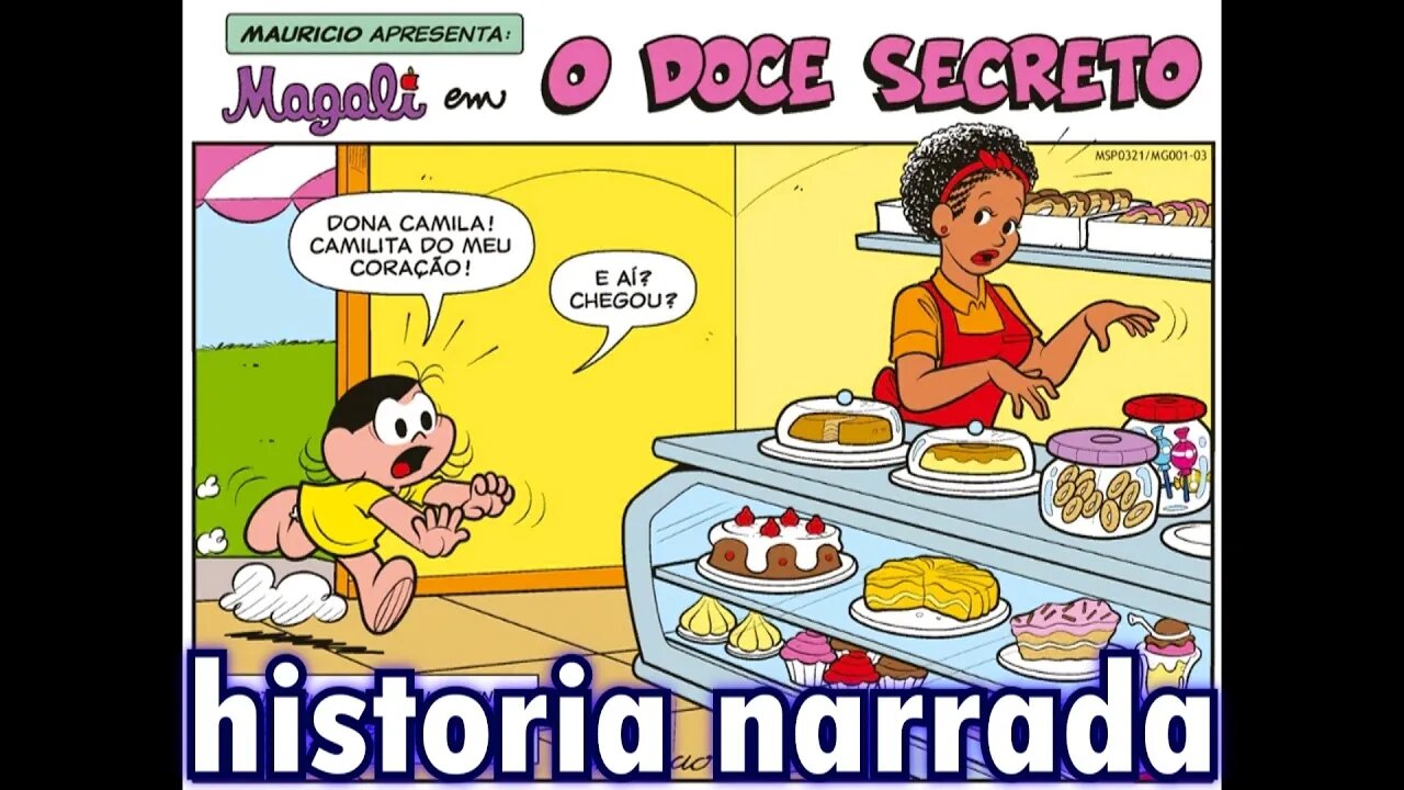 Magali em-O doce secreto | Gibis do Rapha