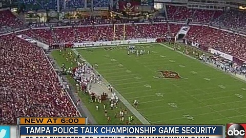 Tampa Police talk championship game security
