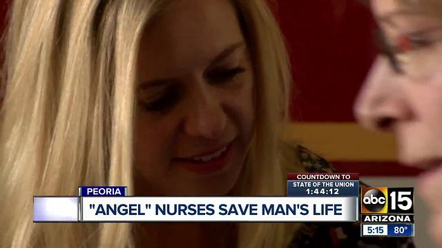 Nurses save mans life at Peoria gym