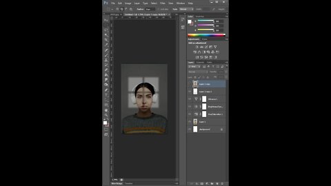 Shadow Effect in Photoshop | Photoshop 2022 | window shadow Effect | #shorts