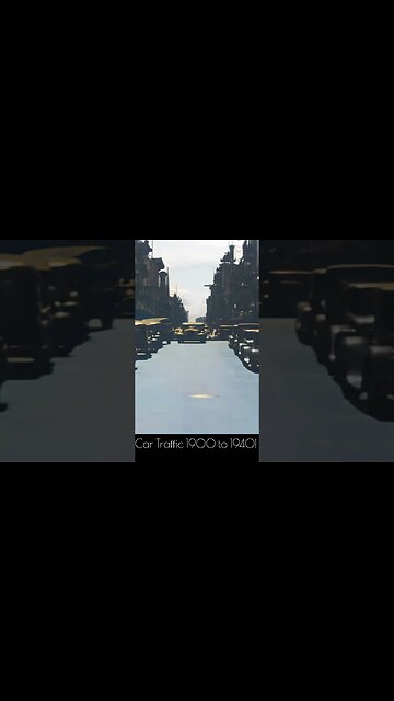 Witness History: Incredible Colorized Footage of Car Traffic in 1910-1940s LA, NYC, Philly & Chi