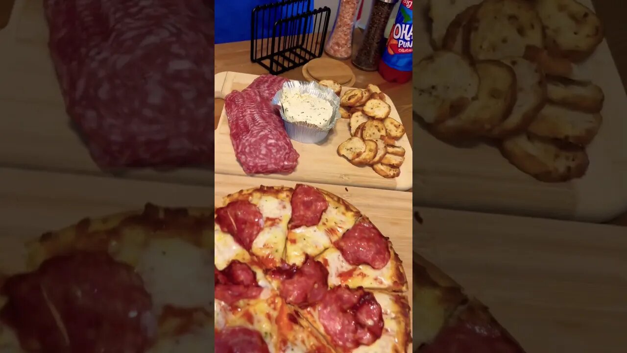 Pizza and Charcuterie, Random but Good Combination