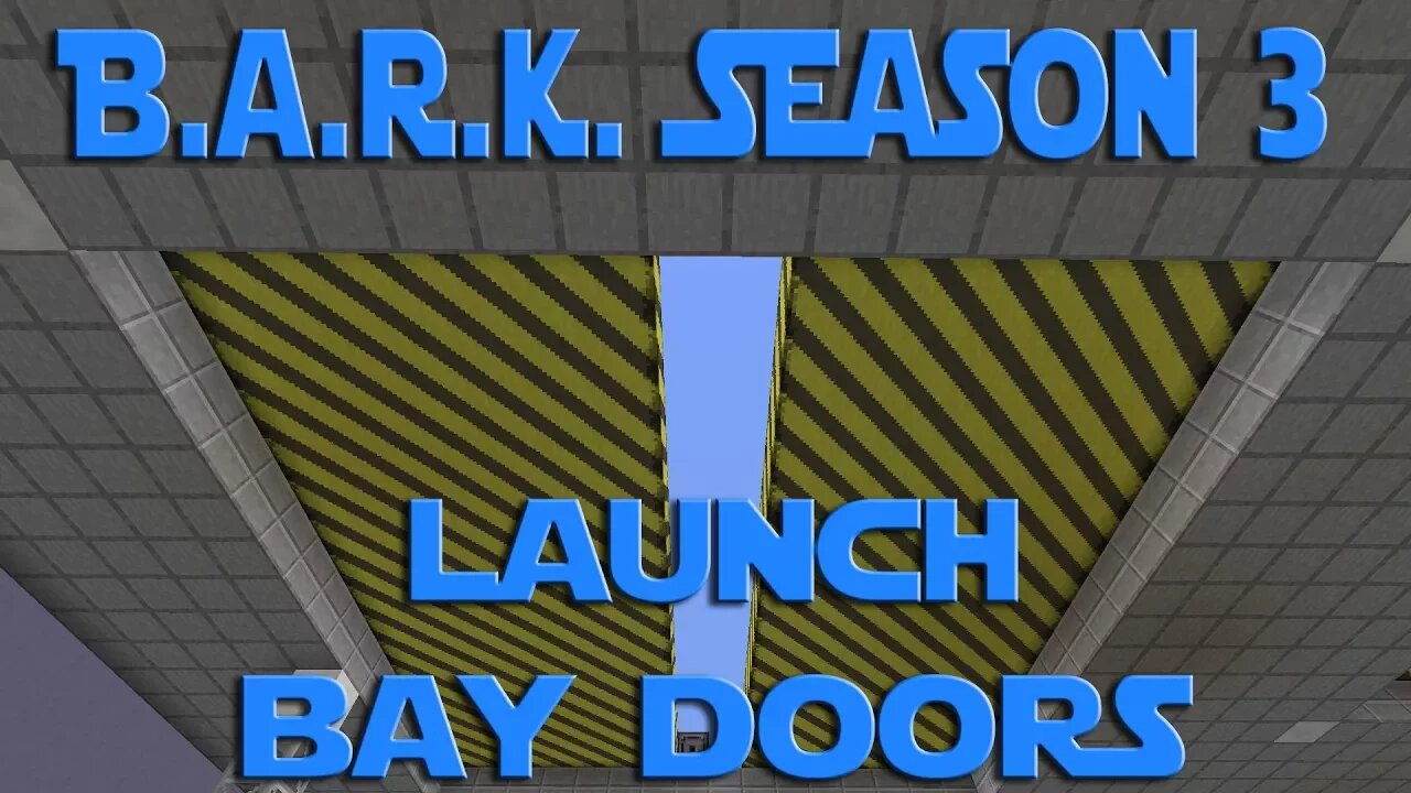 Modded Minecraft BARK S3 ep 10 - Giant Launch Doors