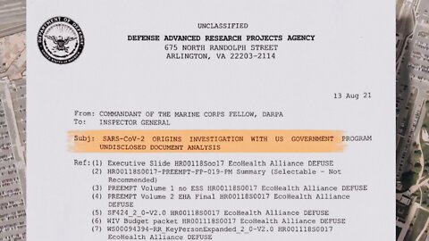 US DEFENCE DEPARTMENT DOCS ABOUT GAIN OF FUNCTION CONTRADICT FAUCI TESTIMONY UNDER OATH | 12.01.2022