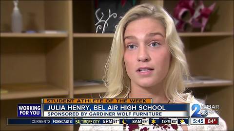 Student Athlete of the Week: Julia Henry