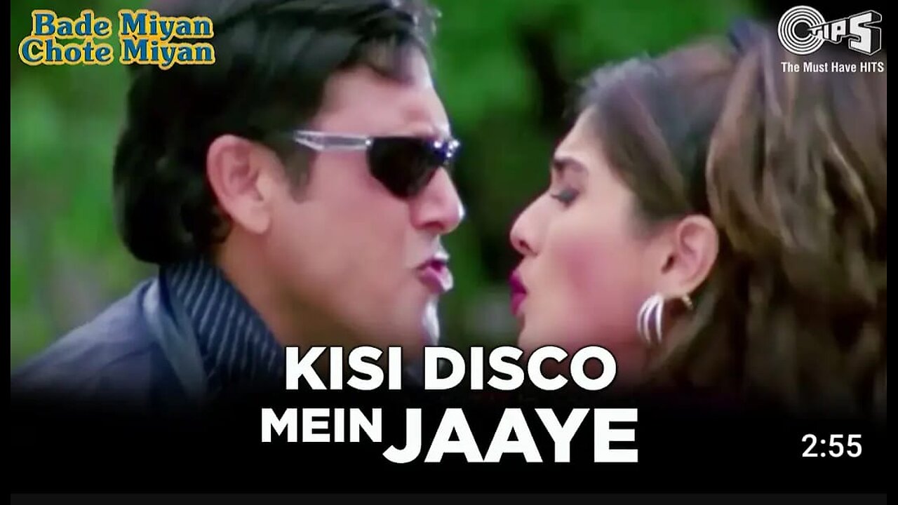 Kisi Disco Mein Jaaye Udit Narayan Alka Yagnik Bade Miyan Chote Miyan 1998