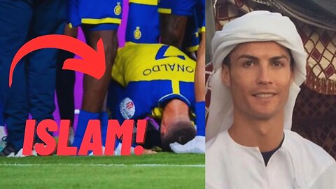 ronaldo prays to god after scoring by making sajdah sajood #islam #cr7