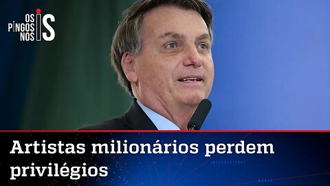 Governo Bolsonaro moraliza a Lei Rouanet e coloca fim na mamata