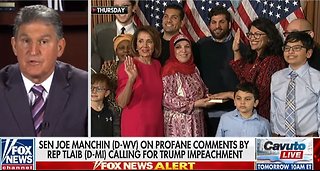 Joe Manchin slams Rashida Tlaib for saying she wants to 'impeach that motherf***er' Trump