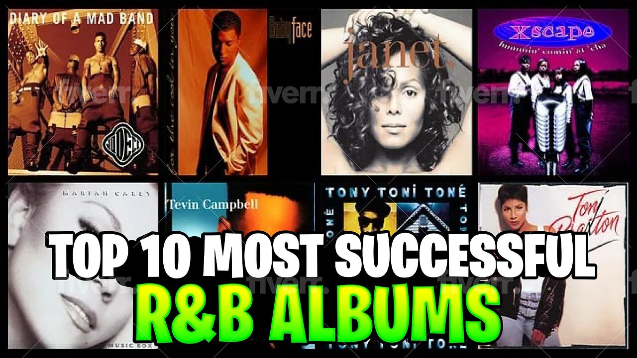 Top 10 Most Successful R&B Albums of All Time | Chart-Topping Classics and Soulful Icons 🎤🎶
