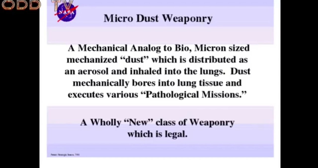 Official Documentation shows Weather Warfare Bioweapons