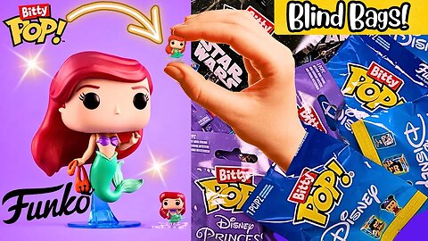 Disney Funko Pop Bitty Pop Vinyl Figures Blind Bags Unboxing | Star Wars, Disney, Disney Princess