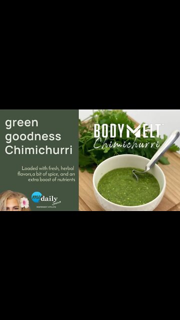 This green goodness Chimichurri is exactly what we need right now! 🥬 Simple recipe yet so delicious!