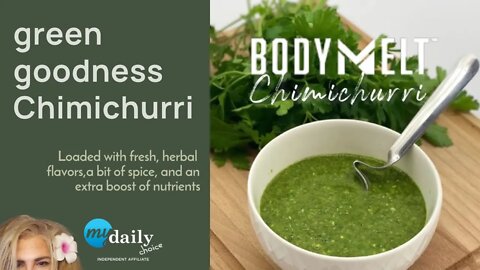 This green goodness Chimichurri is exactly what we need right now! 🥬 Simple recipe yet so delicious!