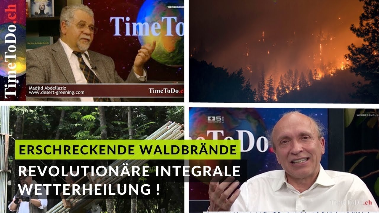 Erschreckende Waldbrände - Revolutionäre integrale Wetterheilung ! Timetodo berichtet jetzt.