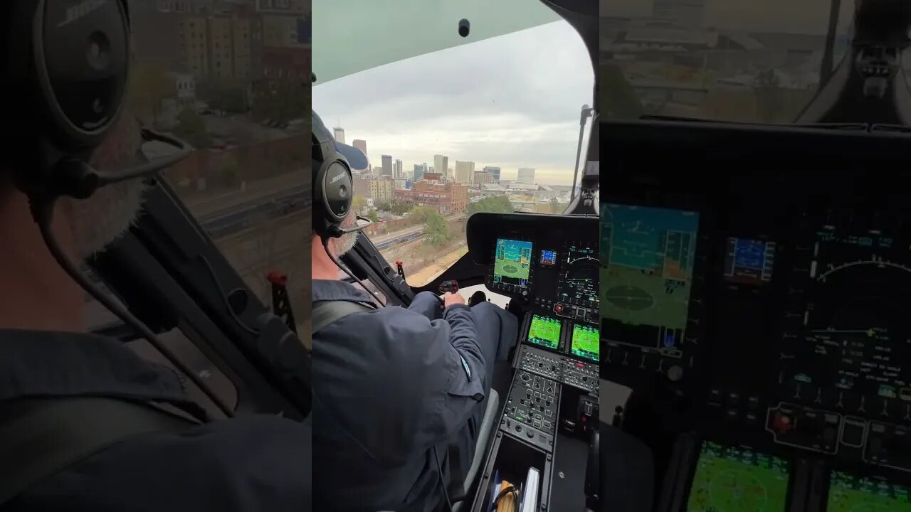 Landing in Atlanta. #Airbus #H145 #Helicopter