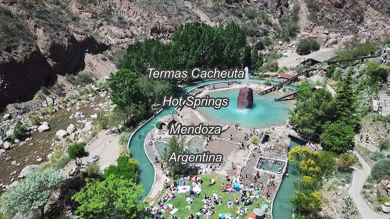 Termas Cacheuta Hot Springs Mendoza, Argentina