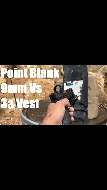 Shooting A 3A Vest Point Blank (Damage Test)
