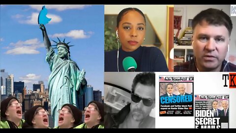 Elon Musk/Trump Returns/CBS Quits/, Briahna Joy Gray AOC & Bernie Won't Fight Back, Hunter's Laptop