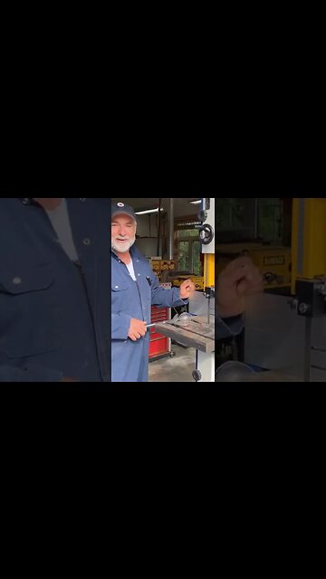 Resawing Big Wood With a Band Saw #shorts