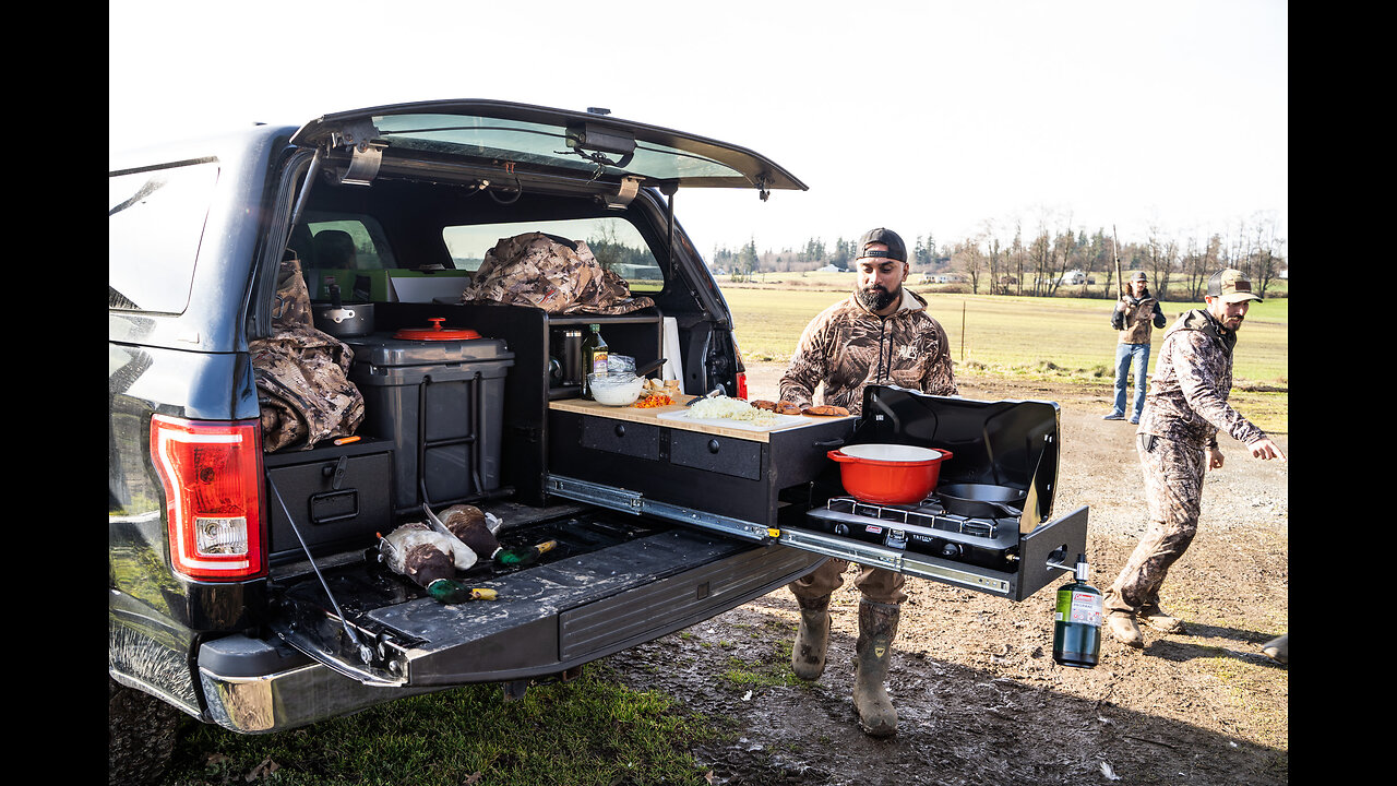 TruckVault Basecamp Line: Cook & Sleep Comfortably in your Truck